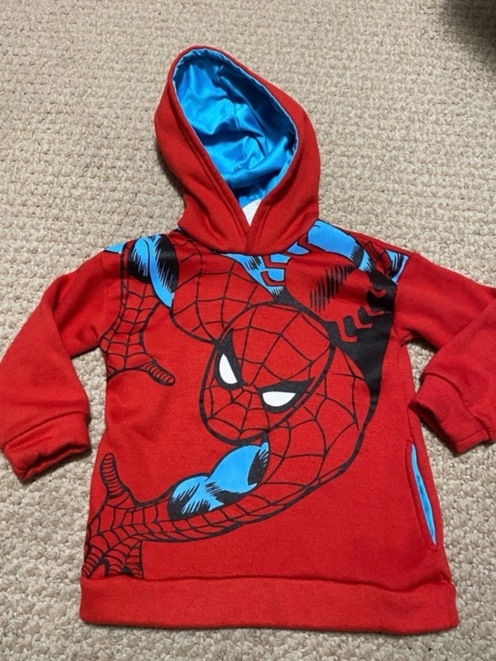 Marvel comics , Spider-Man boys size 4T Hoodie Sweatshirt